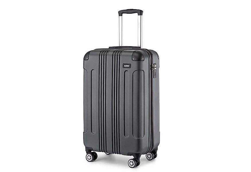 KONO Handgepäck-Trolley Panda-Design Hartschalen-Koffer mit 360°-Drehrollen günstig online kaufen