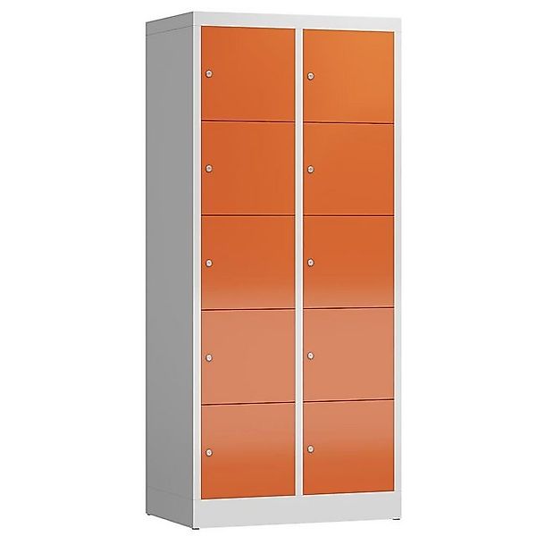 Steelboxx Fächerschrank Schließfachschrank 10 Fächer Spindschrank (1-St) ko günstig online kaufen
