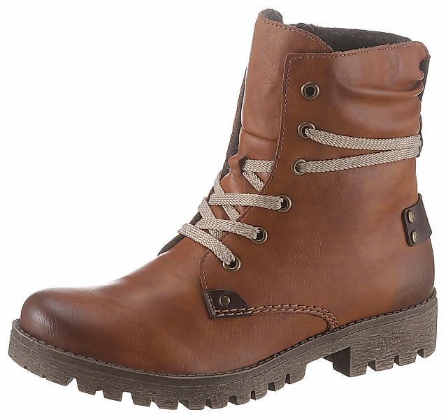 Rieker Schnürboots, mit herausstechender Schnürung günstig online kaufen
