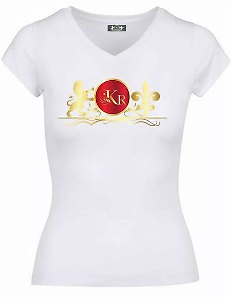 KR-Industries Kurzarmshirt KR Shirt One edles Design Shirt mit V-Ausschnitt günstig online kaufen