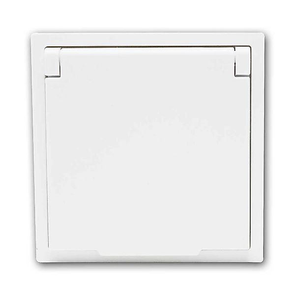 McPower SHALLOW Steckdose IP44 Weiß 250V16A mit Rahmen günstig online kaufen