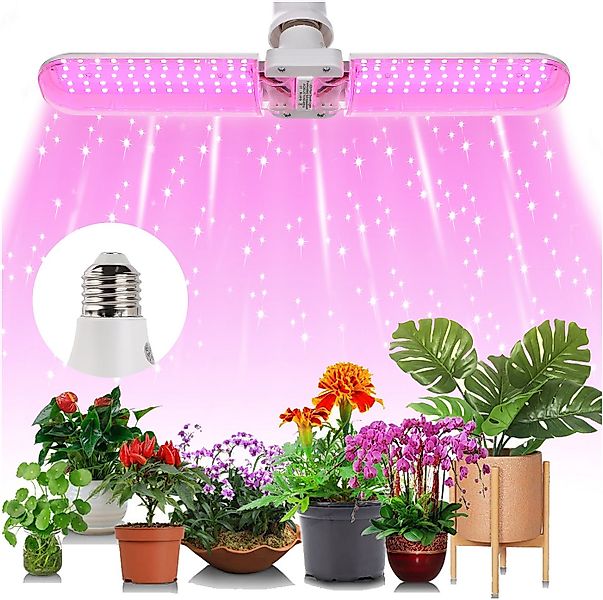 Jibenhome Pflanzenlampe LEDs Vollspektrum/Sonnenlichts Pflanzenlicht mit E2 günstig online kaufen