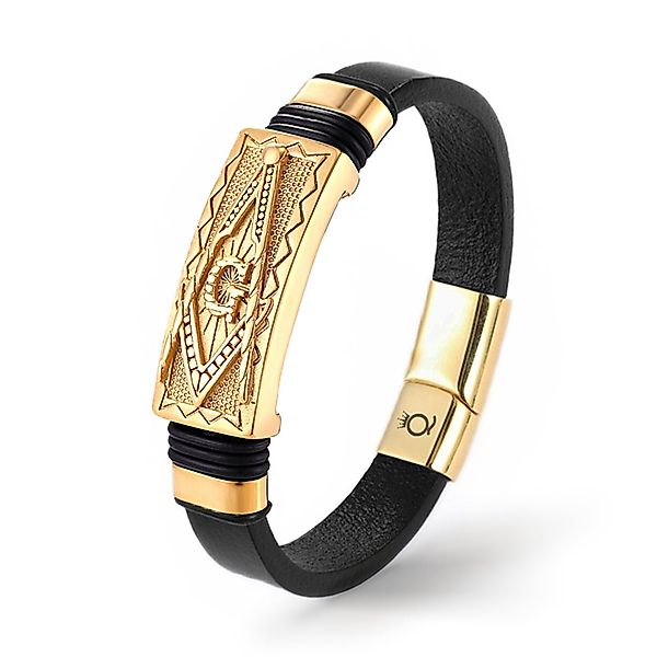 UNIQAL.de Lederarmband Masonic Freimaurer Lederarmband "TOTEM" günstig online kaufen