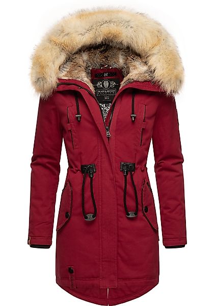 Navahoo Wintermantel "Bombii", stylischer Damen Winterparka mit Kunstfell-K günstig online kaufen