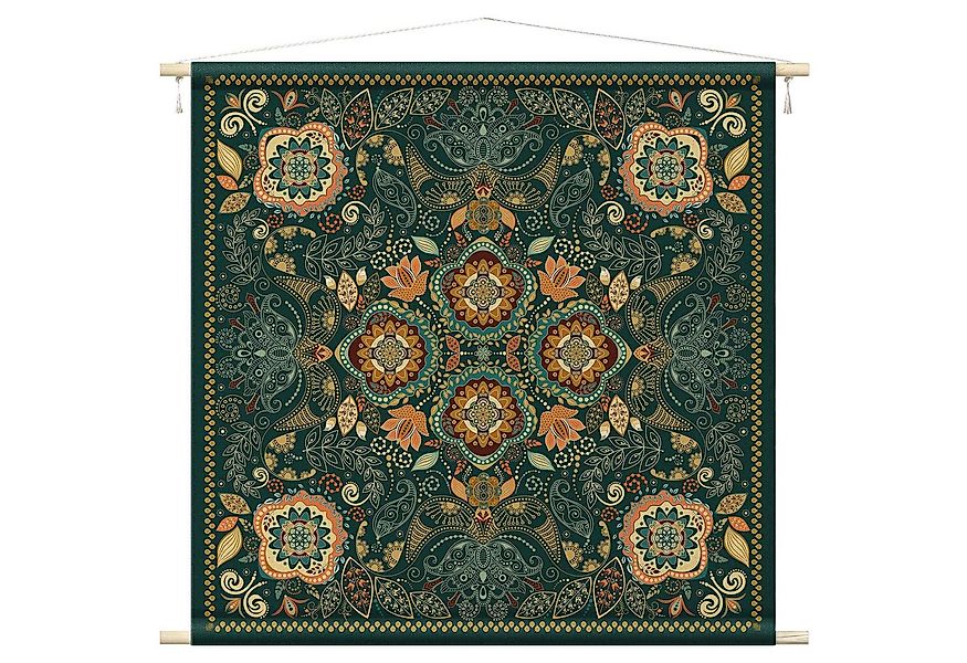 Bilderdepot24 Wandteppich modern Boho Muster Paisley Orientalisch Spirituel günstig online kaufen