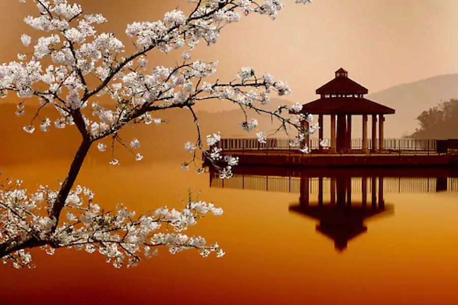 Papermoon Fototapete »Japanischer See« günstig online kaufen