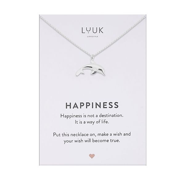 LUUK LIFESTYLE Kette mit Anhänger Delfin, günstig online kaufen