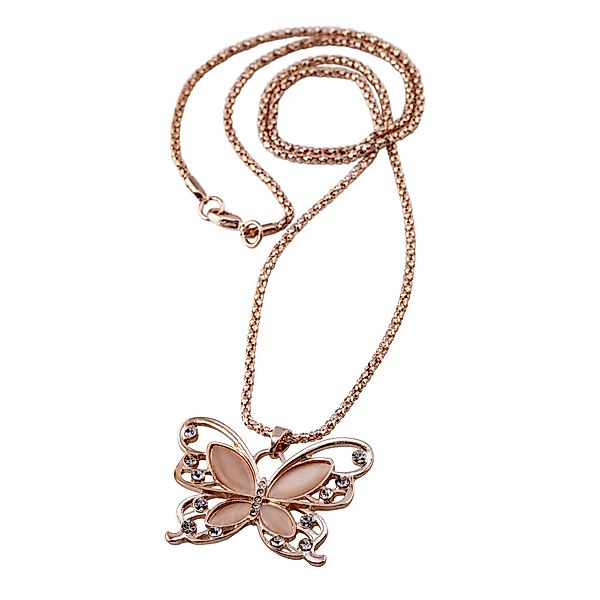 Steuer Kette mit Anhänger Metall Schmetterling günstig online kaufen