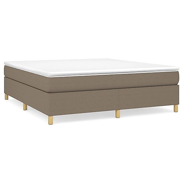 vidaXL Boxspringbett mit Matratze Taupe 180x200 cm Stoff 3144542 günstig online kaufen