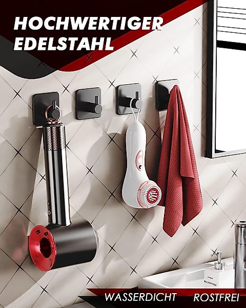 Refined Living Handtuchhaken Handtuchhalter ohne Bohren,5er/10er günstig online kaufen