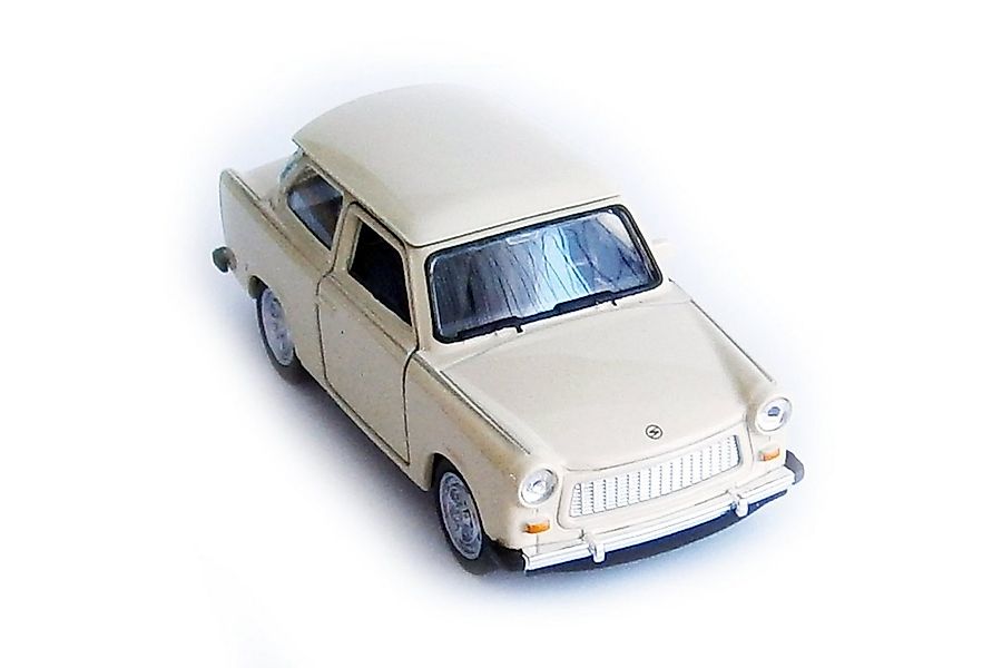 Welly Modellauto TRABANT 601 Modellauto 11,5cm Trabi Modell Auto 14 (Creme) günstig online kaufen