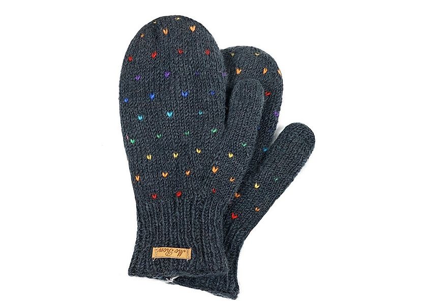 McRon Fäustlinge Modell Nadeen Regenbogen gefüttert mit Fleece, hoher Schur günstig online kaufen
