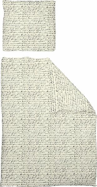 Adam Bettwäsche "Leinenbettwäsche Scribble" 2 Stk. tlg. aus Bio-Baumwolle günstig online kaufen