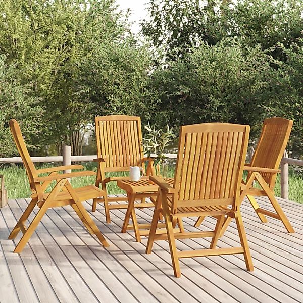 Vidaxl 5-tlg. Garten-lounge-set Massivholz Teak günstig online kaufen