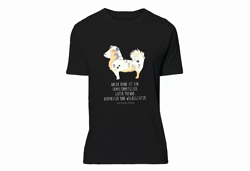 Mr. & Mrs. Panda T-Shirt Australien Shepherd - Schwarz - Geschenk, Sprüche, günstig online kaufen