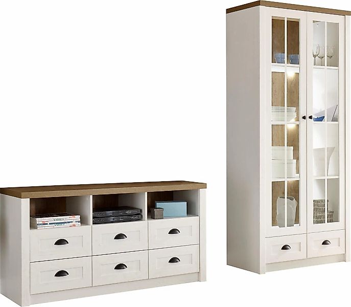 Home affaire Wohnwand "Beauvais" 2 Stk. tlg. günstig online kaufen