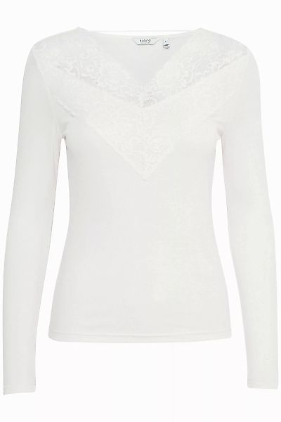 b.young Longsweatshirt "Longtop BYPIRENI LACE TOP -" günstig online kaufen