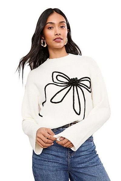 Friends Like These Strickpullover Friends Like These Pullover mit Schleife günstig online kaufen