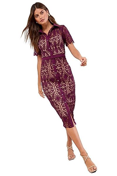 LIPSY Hemdblusenkleid Lipsy Premium Kurzarm-Hemdkleid (1-tlg) günstig online kaufen