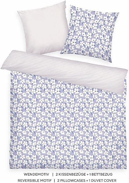 TOM TAILOR HOME Bettwäsche "FRESH FLOWERS 135x200cm, 155x220cm oder 200x220 günstig online kaufen