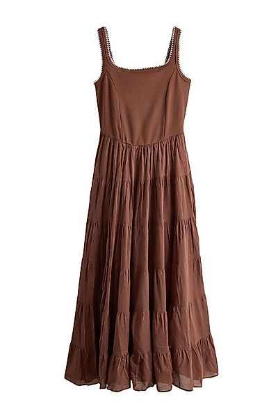 Next Midikleid Ärmelloses Midikleid mit eckigem Ausschnitt (1-tlg) günstig online kaufen