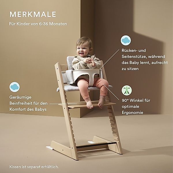 Stokke Hochstuhl Tripp Trapp® Kinderhochstuhl mit Baby Set² günstig online kaufen