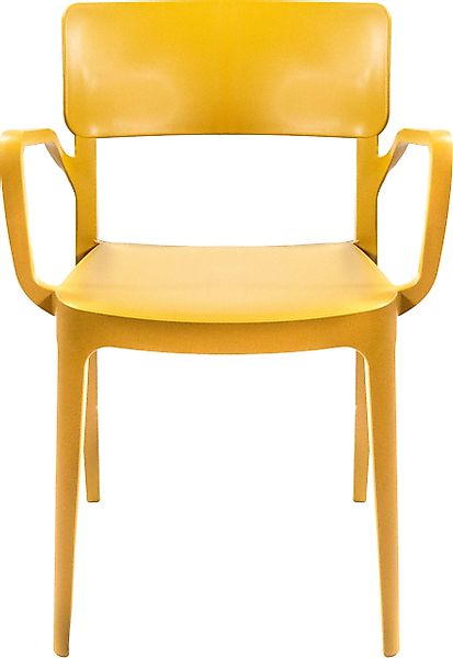 Essentials Gartenstuhl "Wing", 1 St., senf, Stapelstuhl Kunststoff günstig online kaufen