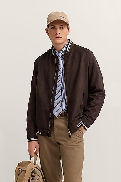 bugatti Collegejacke "Regular Fit" wasserabweisend trotz leicht perforierte günstig online kaufen