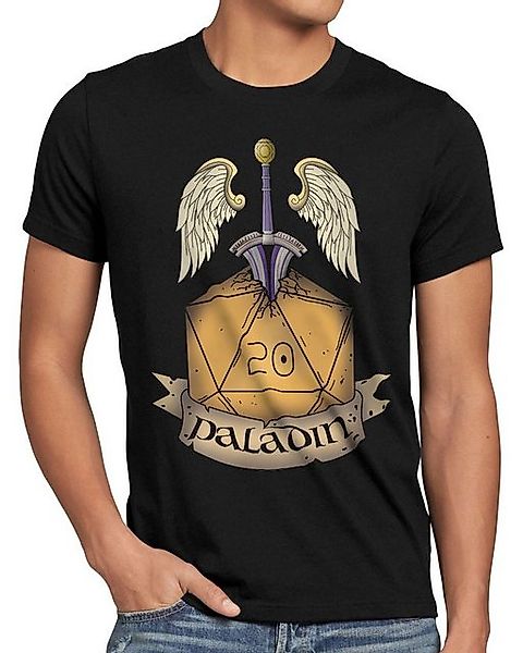 style3 T-Shirt Würfel Paladin dungeon and tabletop dragons d20 pen paper ro günstig online kaufen