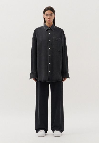 studio seidensticker Jeanshemd "Studio" Oversized Langarm Kentkragen Uni günstig online kaufen