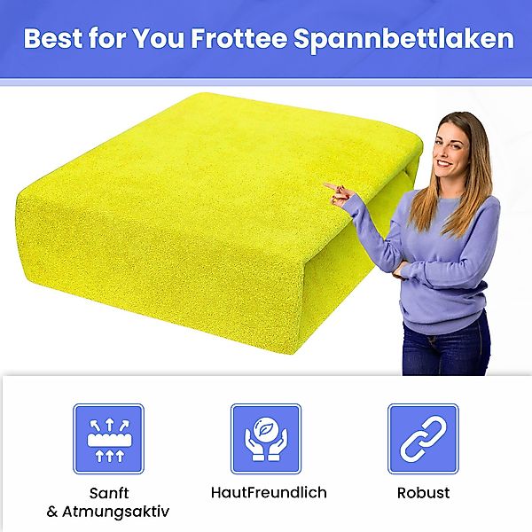 Best for You Spannbettlaken Frotte 60x120 günstig online kaufen