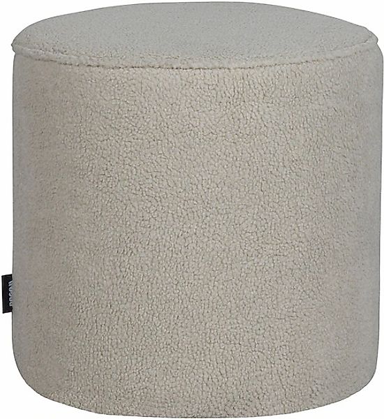 WOOOD Hocker »Sara«, weich gepolstert, runde Form, H 46 cm x Ø 46 cm günstig online kaufen