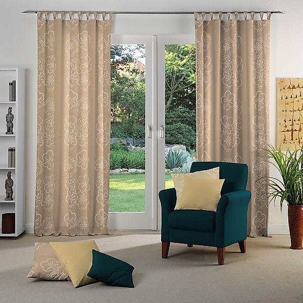 Wirth Vorhang "Dangard" Schlaufen 1 Stk. tlg. günstig online kaufen