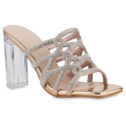 VAN HILL 841642 Sandalette Damen Pantoletten günstig online kaufen