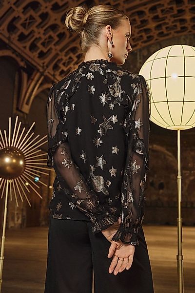 Love & Roses Langarmbluse Love & Roses Langärmliges Metallic-Top, Petite (1 günstig online kaufen