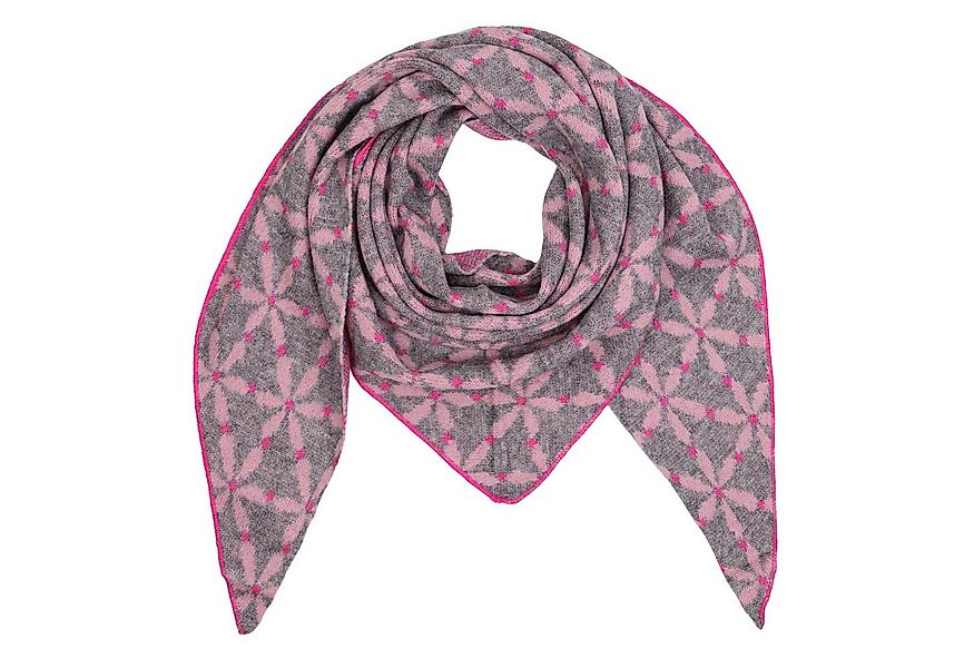 MIRROSI Dreieckstuch kuschliger und warmer Dreiecksschal ca.200x85 cm, (Blu günstig online kaufen