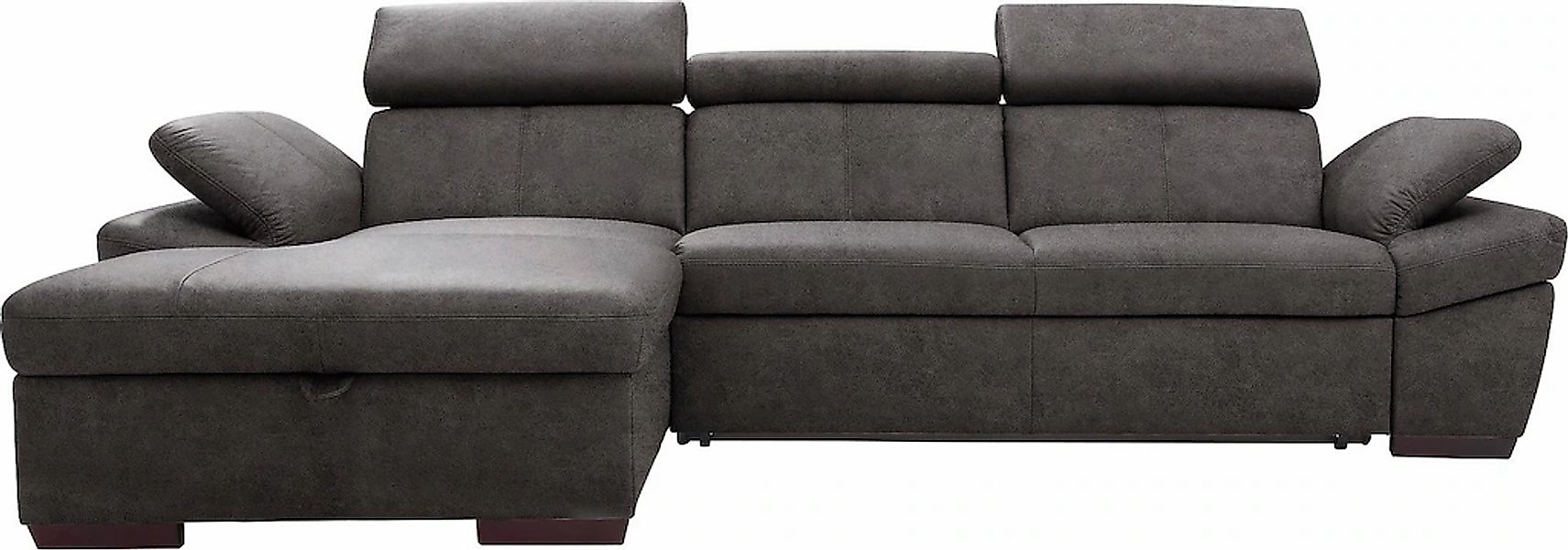exxpo - sofa fashion Ecksofa "Salerno, Funktionssofa, Breite 280cm, hoher S günstig online kaufen