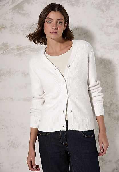 Cecil Cardigan mit Federgarn und Knopfverschluss günstig online kaufen
