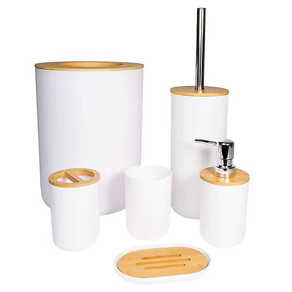 Intirilife Badaccessoire-Set, Set, 6 tlg., Zahnbürstenbecher günstig online kaufen
