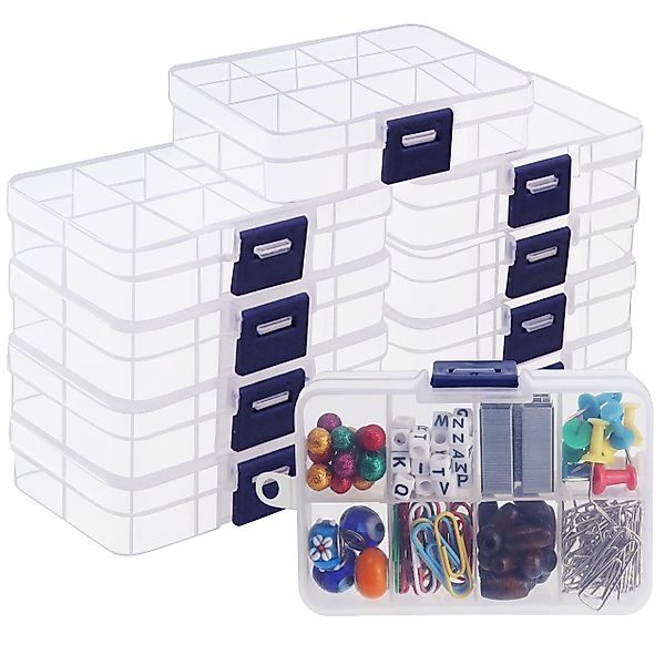 Belle Vous Aufbewahrungsbox Transparente Sortierboxen (10er günstig online kaufen