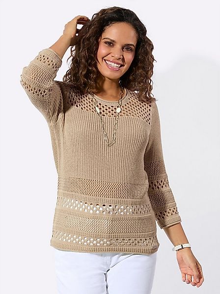 Witt Strickpullover Ajour-Pullover 3/4-Arm Ajour günstig online kaufen