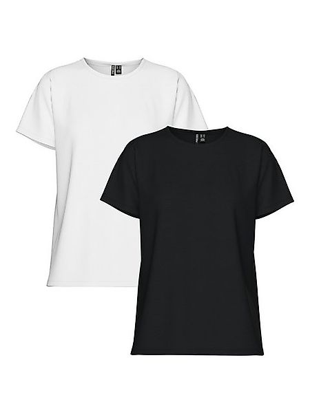 pieces Kurzarmshirt PCAMIRA SS TEE 2-PACK NOOS BC (Packung, 2-tlg) günstig online kaufen