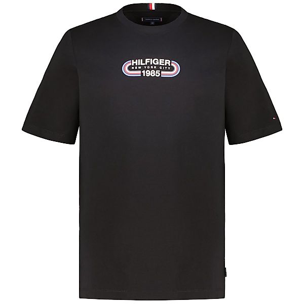 Tommy Hilfiger T-Shirt mit Print Farbe schwarz Größe: 3XL günstig online kaufen