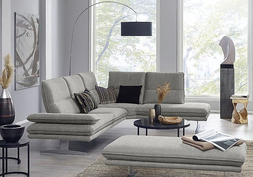 W.SCHILLIG Ecksofa "broadway, Designsofa, mit tollem Sitzkomfort, L-Form", günstig online kaufen