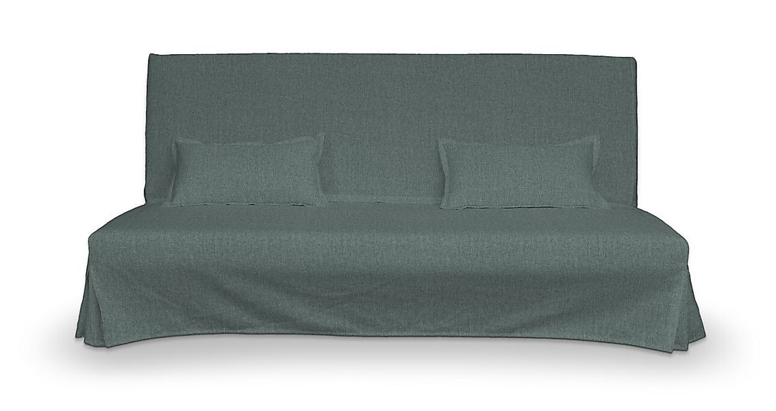 Bezug für Beddinge Sofa, lang mit zwei Kissenhüllen, grau- blau, Bezug für günstig online kaufen
