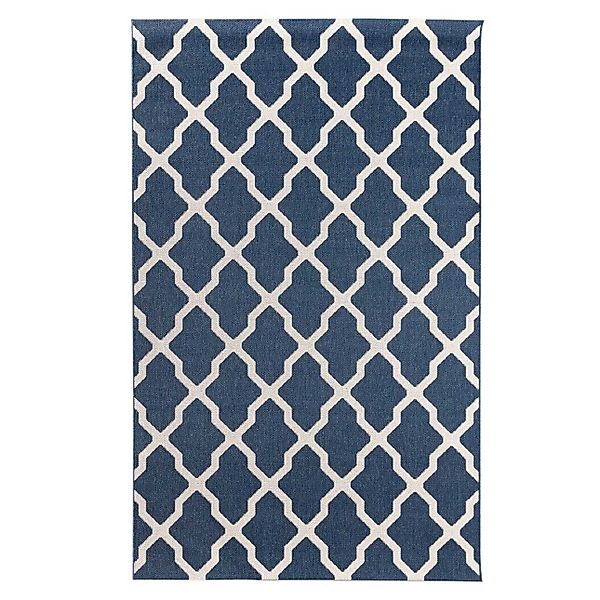 Teppich Cottage blue/ wool 160x230cm, 160 x 230 cm günstig online kaufen