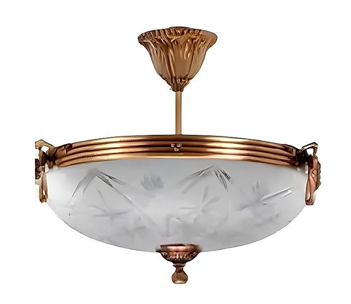 Xlmoebel Deckenleuchte Glas Deckenlampe Lüster Hängelampe Kronenleuchte Gol günstig online kaufen