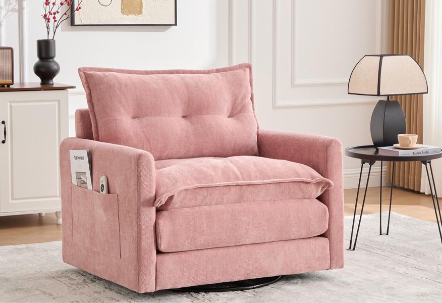 LVHOM Drehsessel Dreh-Loungesessel 360°, XXL Sitzbreite, günstig online kaufen