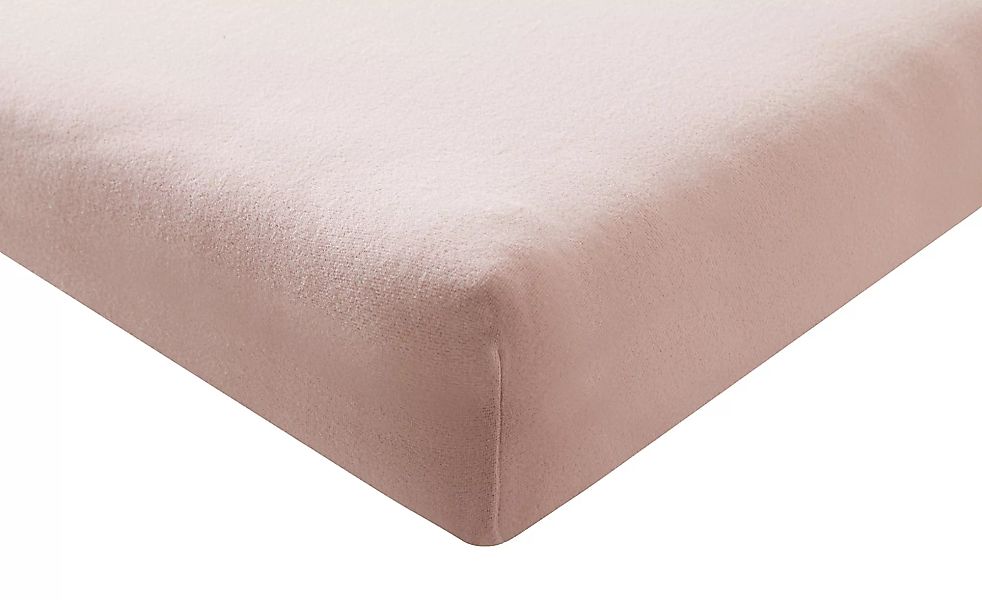 Flausch-Spannbetttuch - rosa/pink - 100 cm - Sconto günstig online kaufen