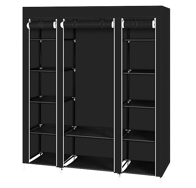 VINGLI Stoffschrank Kleiderschrank, 150 x 45 x 175 cm, Faltschrank, Stoffsc günstig online kaufen